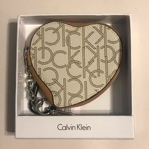 NWT Calvin Klein Coin Purse Keychain